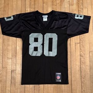 Reebok Black NFL Kids Jersey 80 Rice